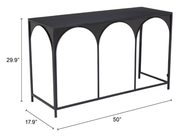 Loriet Console Table Black 109837 - Image 8