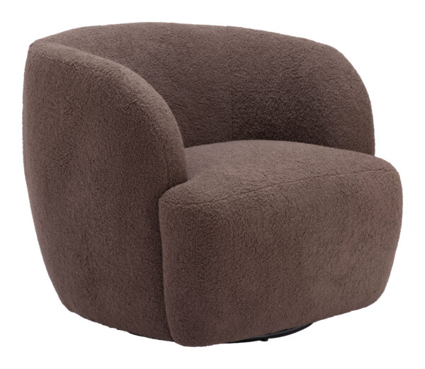 Govan Swivel Chair Brown 109958 - Image 8