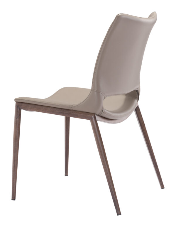 Ace Dining Chair Brown & Walnut 101282 (set of 2) - Image 5