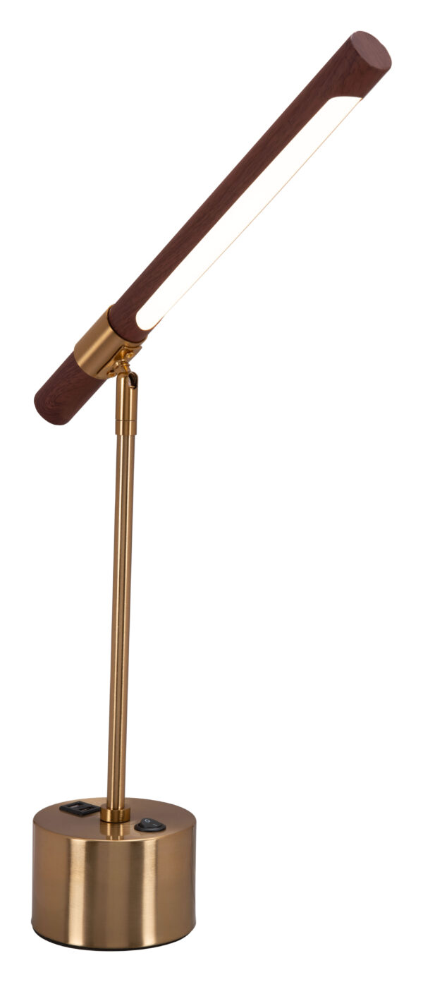 Kippy Table Lamp Brown & Brass 56139 - Image 8