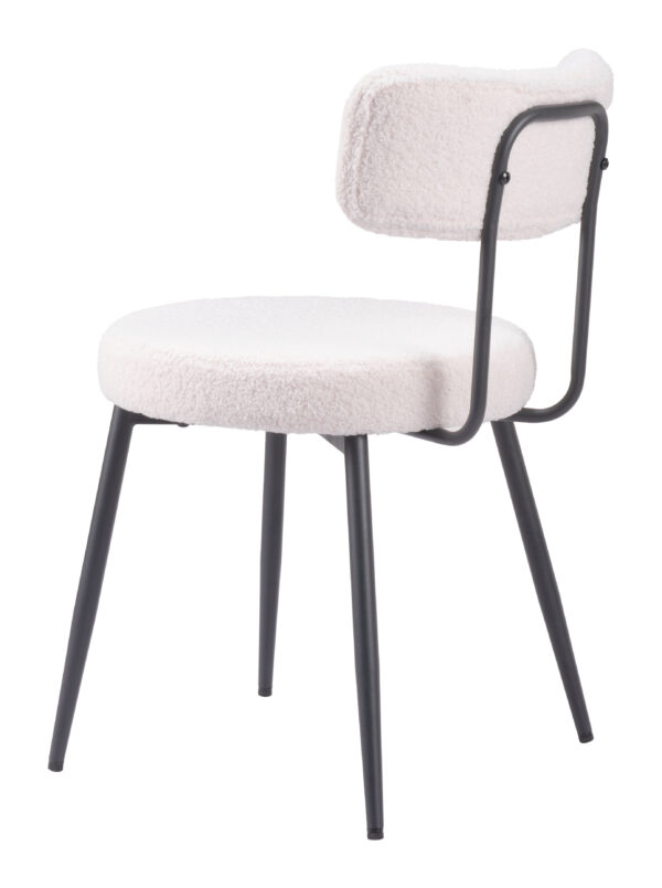 Blanca Dining Chair Ivory 109738 (set of 2) - Image 8