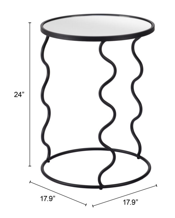 Bastia Side Table Black 109834 - Image 8