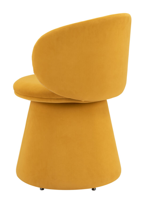 Oblic Swivel Dining Chair Orange 110203 - Image 8