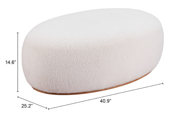 Amber Ottoman Cream 110085 - Image 8