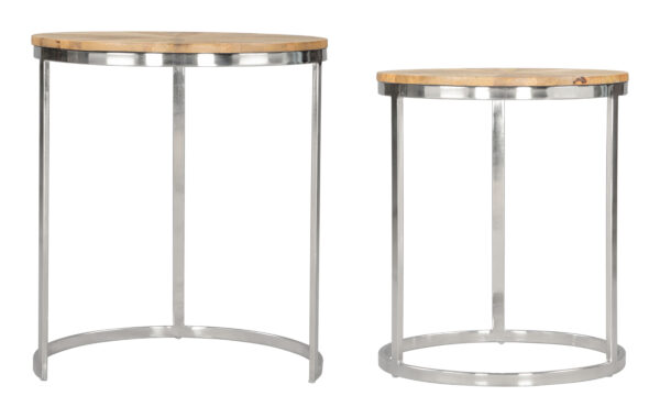 Bari Nesting Table Set Natural 109776 - Image 8