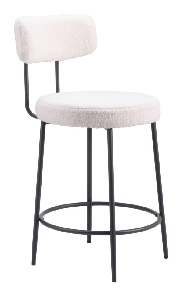 Blanca Counter Stool Ivory 109739 (set of 2) - Image 8
