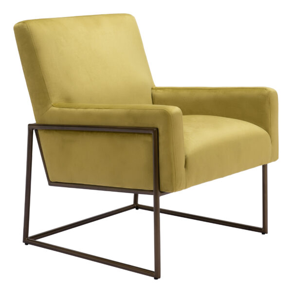 New York Accent Chair Olive Green 109522 - Image 8