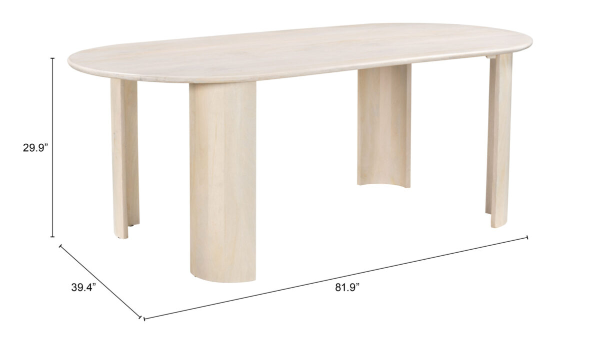 Risan Dining Table Natural 109857 - Image 8