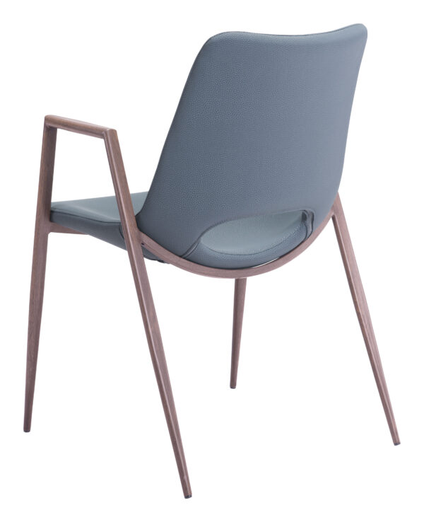 Desi Dining Chair Walnut (set of 2) - Image 8