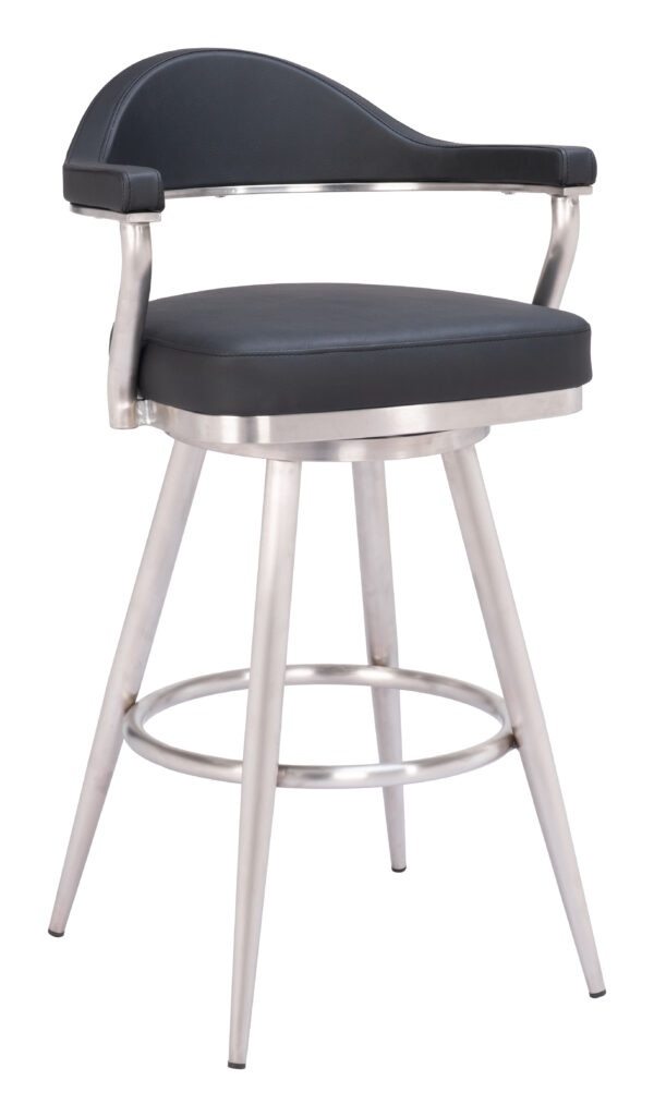 Vagur Swivel Barstool Black 110045 - Image 6