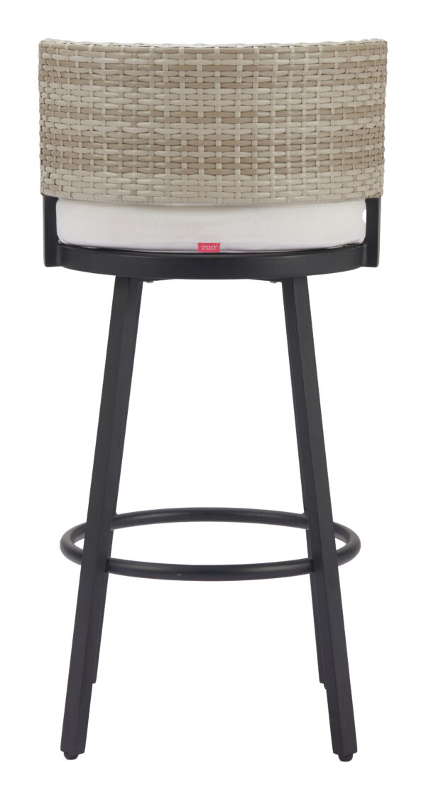Midnight Wave Barstool White 704027 - Image 8