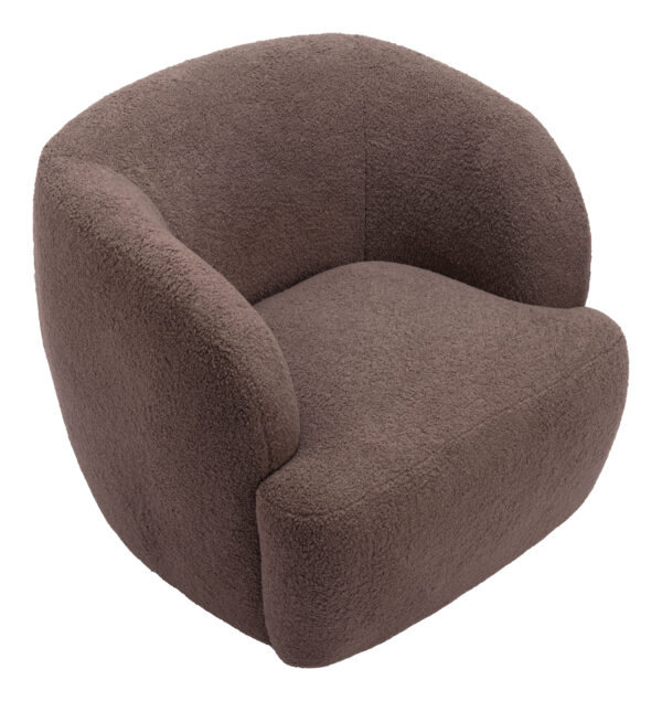 Govan Swivel Chair Brown 109958 - Image 9