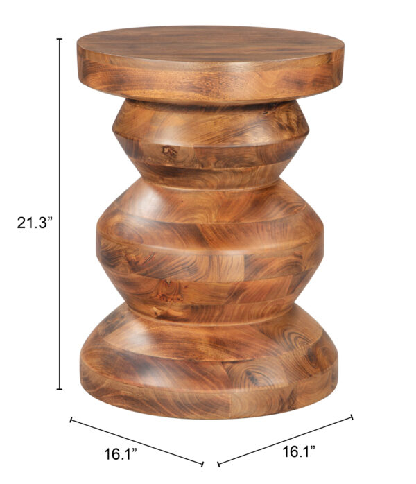 Kerala Side Table Walnut 109772 - Image 9