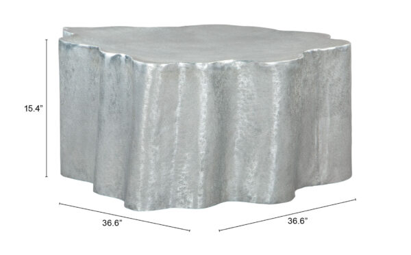 Kortha Coffee Table Antique Silver 109462 - Image 9
