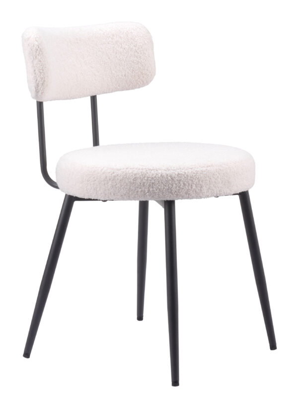 Blanca Dining Chair Ivory 109738 (set of 2) - Image 9