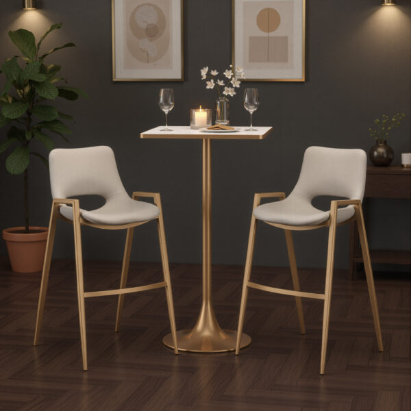 Desi Barstool Gold 109555 (set of 2) - Image 20