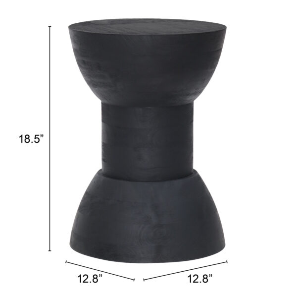 Wisdom Side Table Black 102058 - Image 9