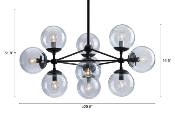 Belfast Ceiling Lamp Black 56065 - Image 10