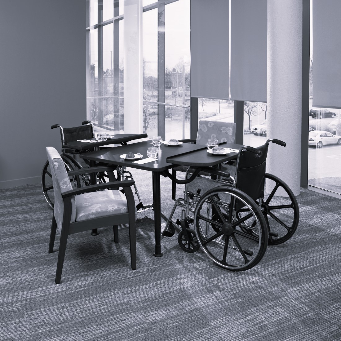 Cafeteria + Dining Tables