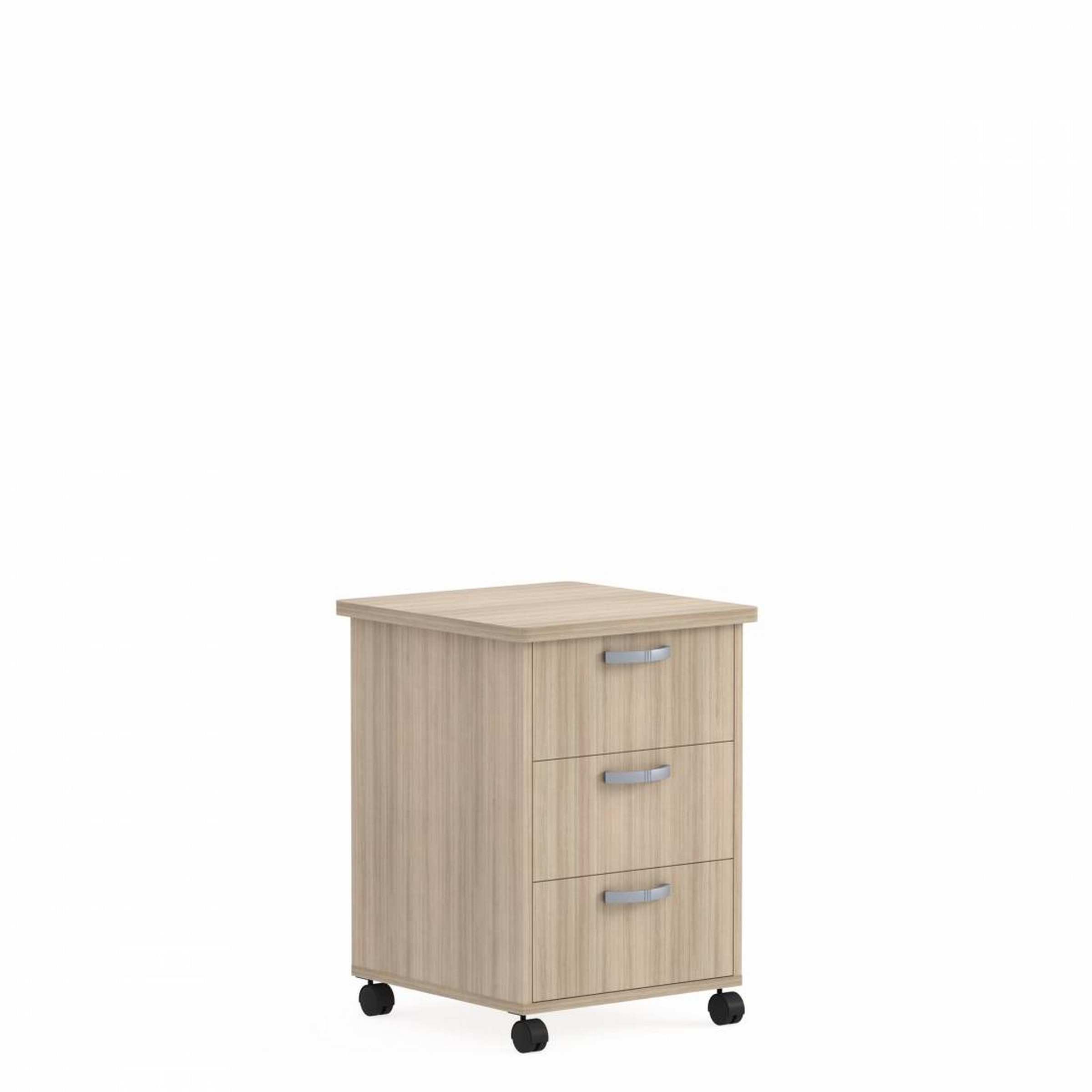 Aldon™ Bedside Cabinet, Casters, Three Drawers GCEXBT01CN