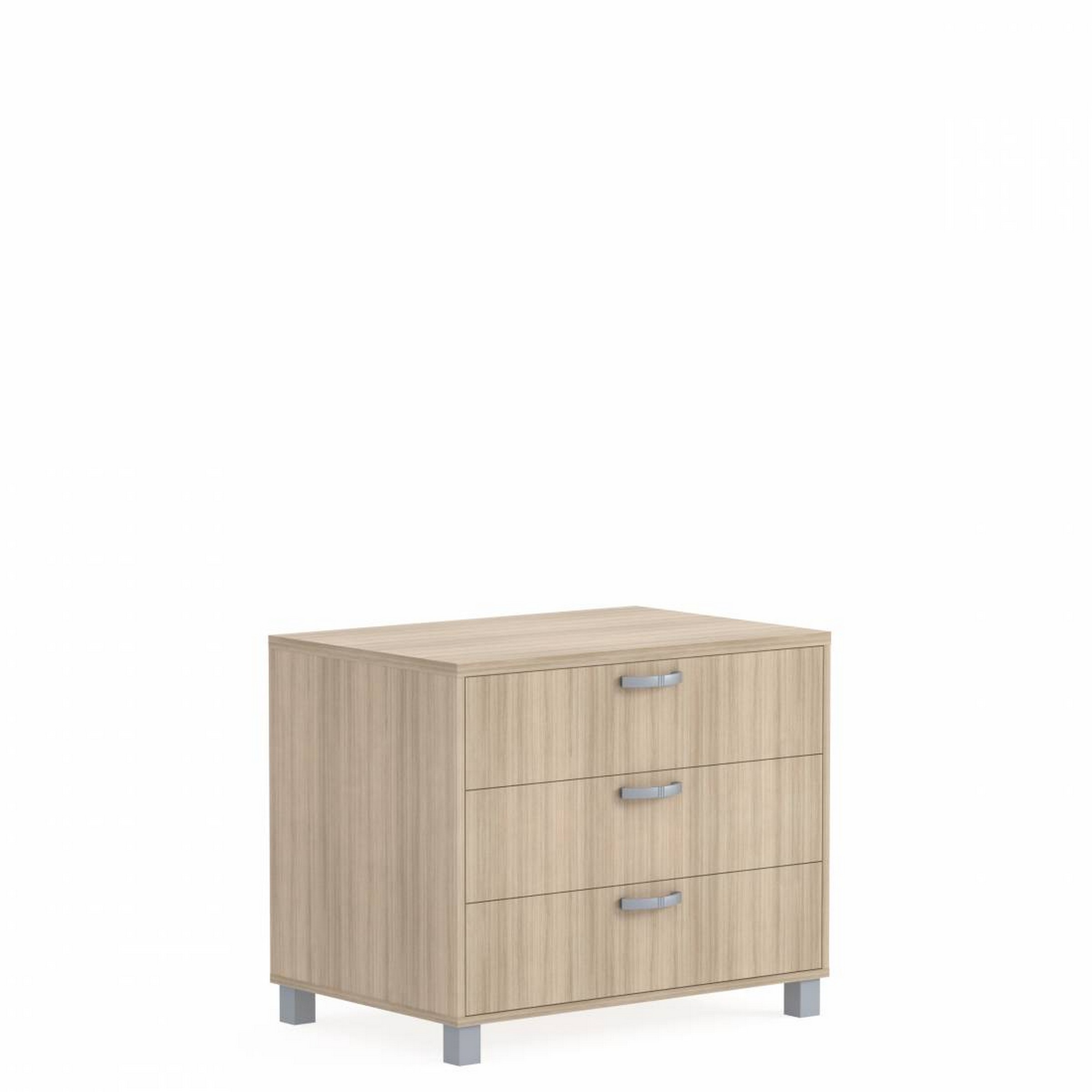 Aldon™ Dresser, Metal Legs, Three Drawers GCEXDR02LN