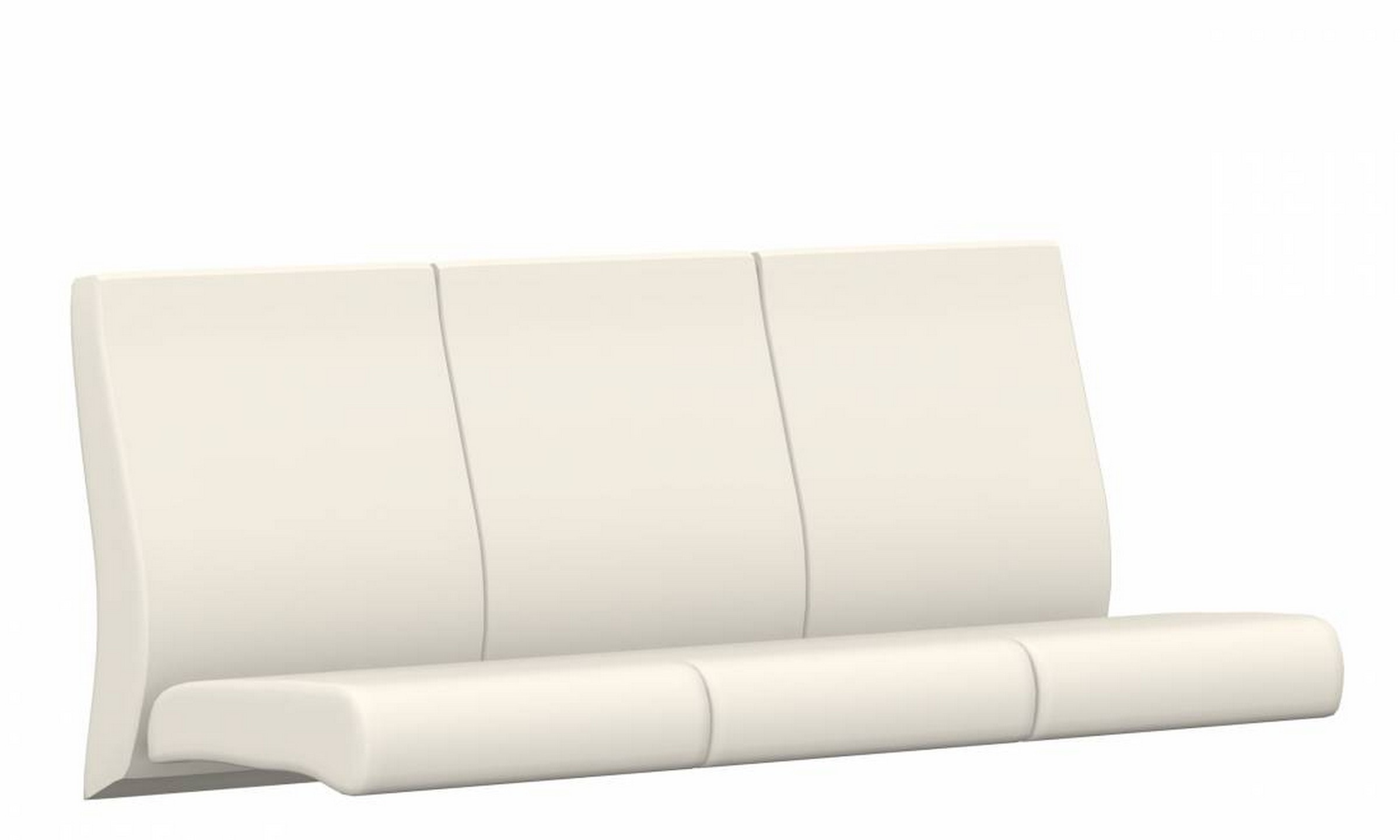 Primacare™ Guest Low Back Three Seat Top (GC3624TOP)