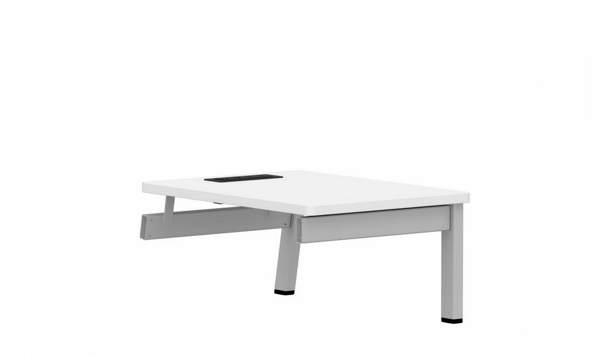 Primacare™ HT Left End Table with PowerUSB Module, High Pressure Laminate Top (GC36404LM-HP)