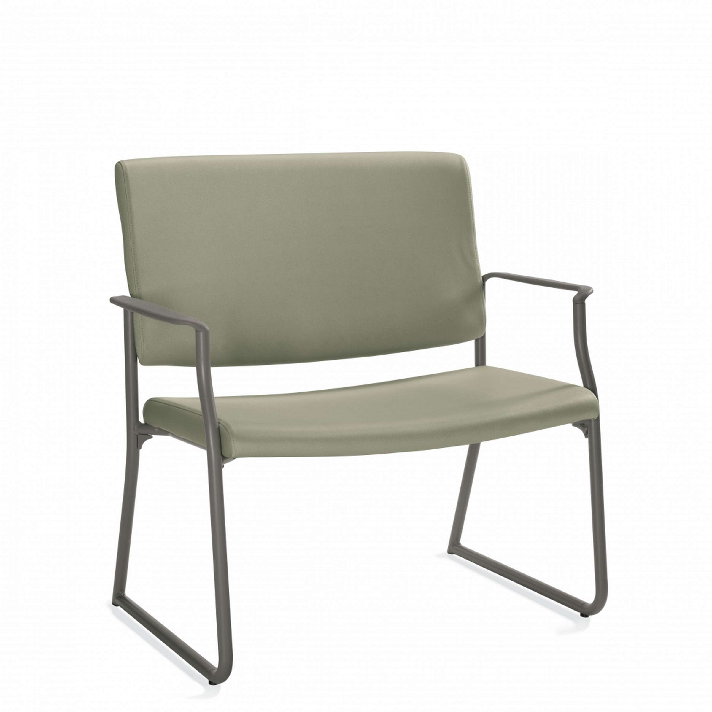 Frolick™ Bariatric Armchair, Rectangular Back, Concealed Attachment, Sled Base (GC3023)