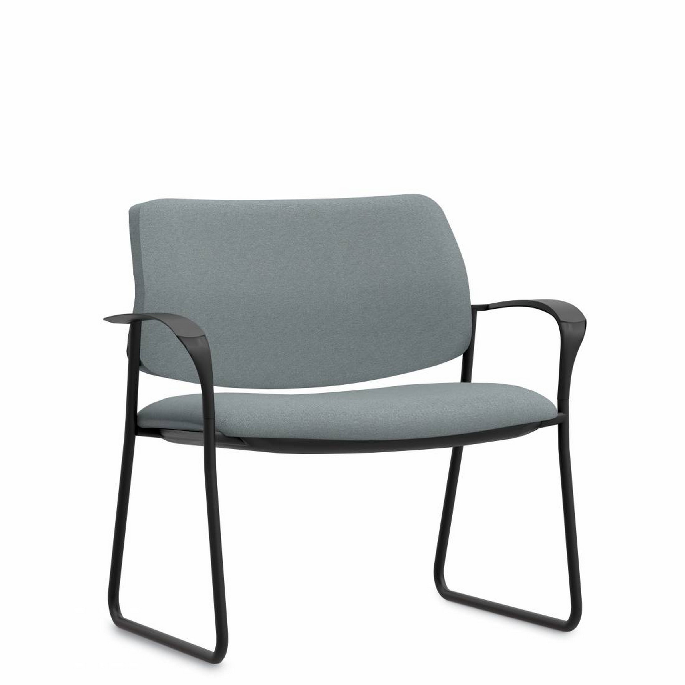 GC Sidero™ Low Back Concealed Attachment Bariatric Armchair, Sled Base (GC6922)