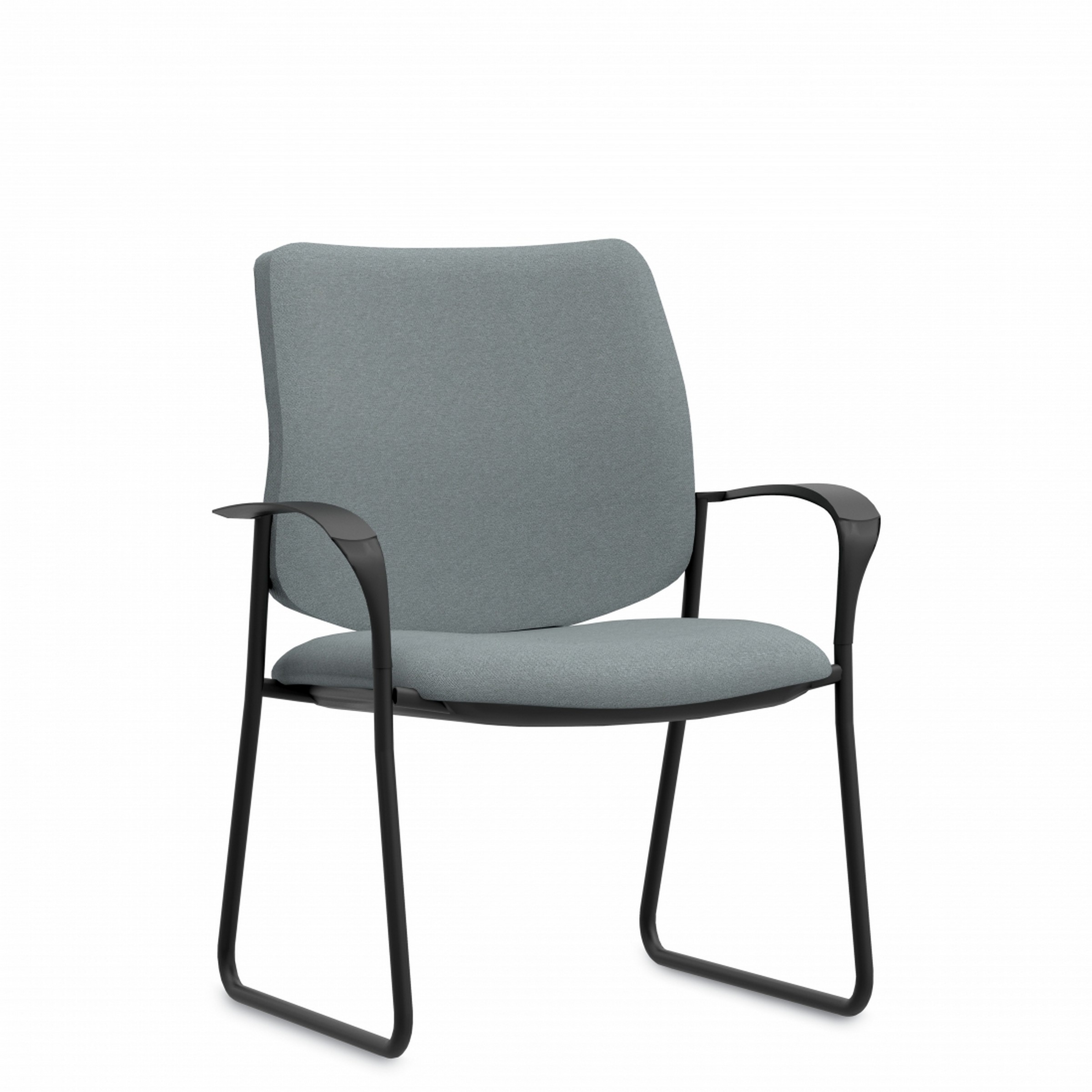 GC Sidero™ High Single Piece Back Mid Size Armchair, Sled Base (GC6918HB)