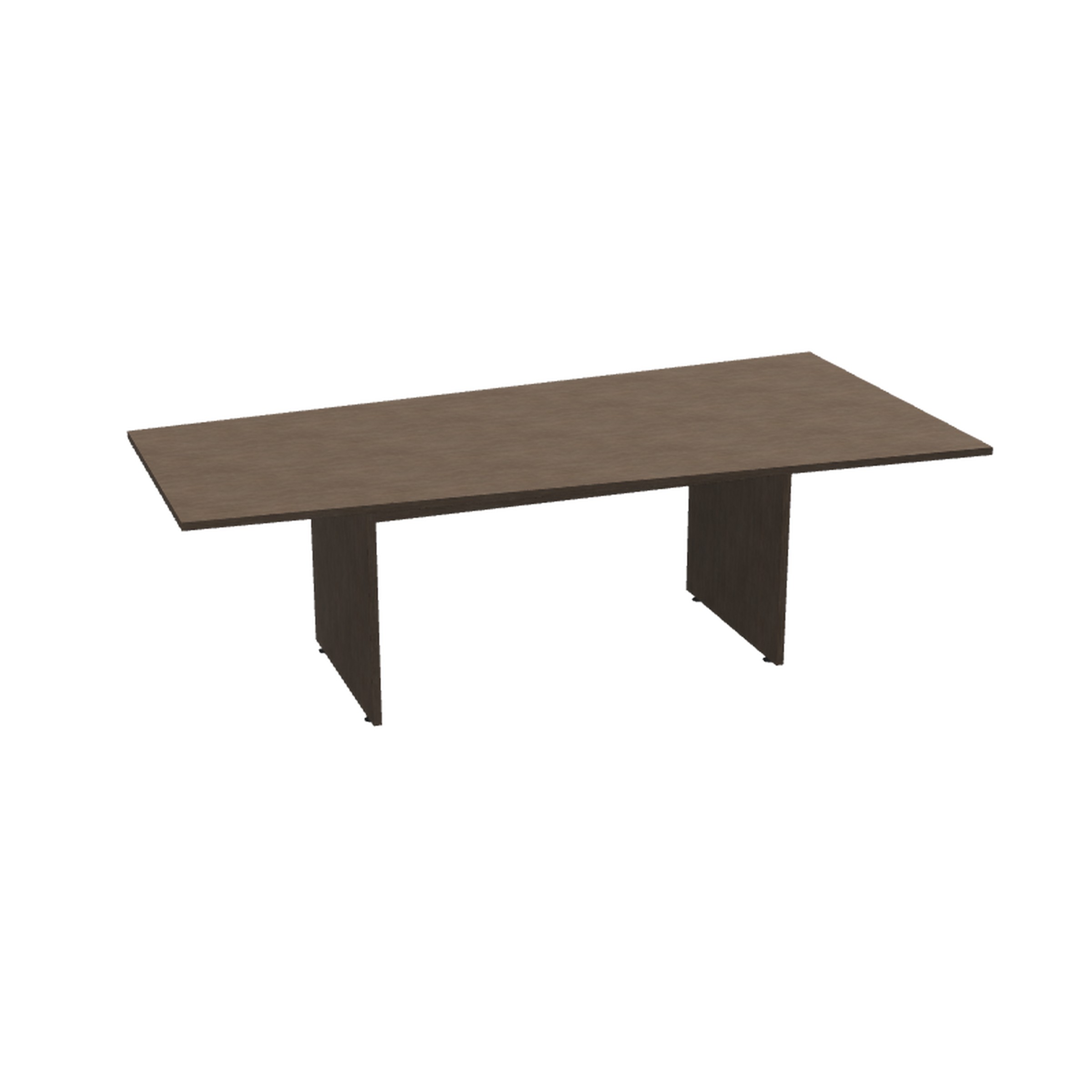 Wedge Table with Slab Base