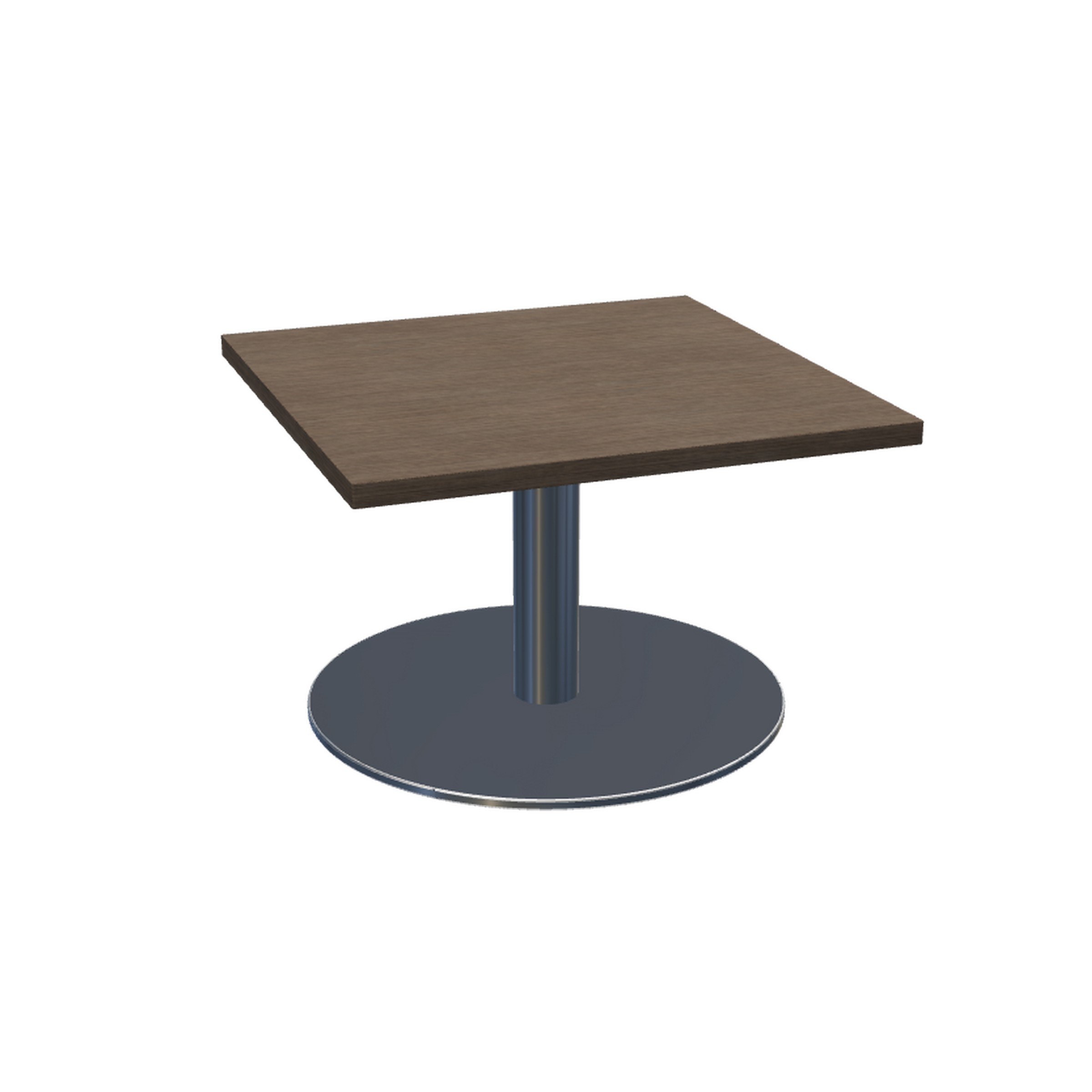 Swap™ Coffee Table (16" High) Square Top with Round Base