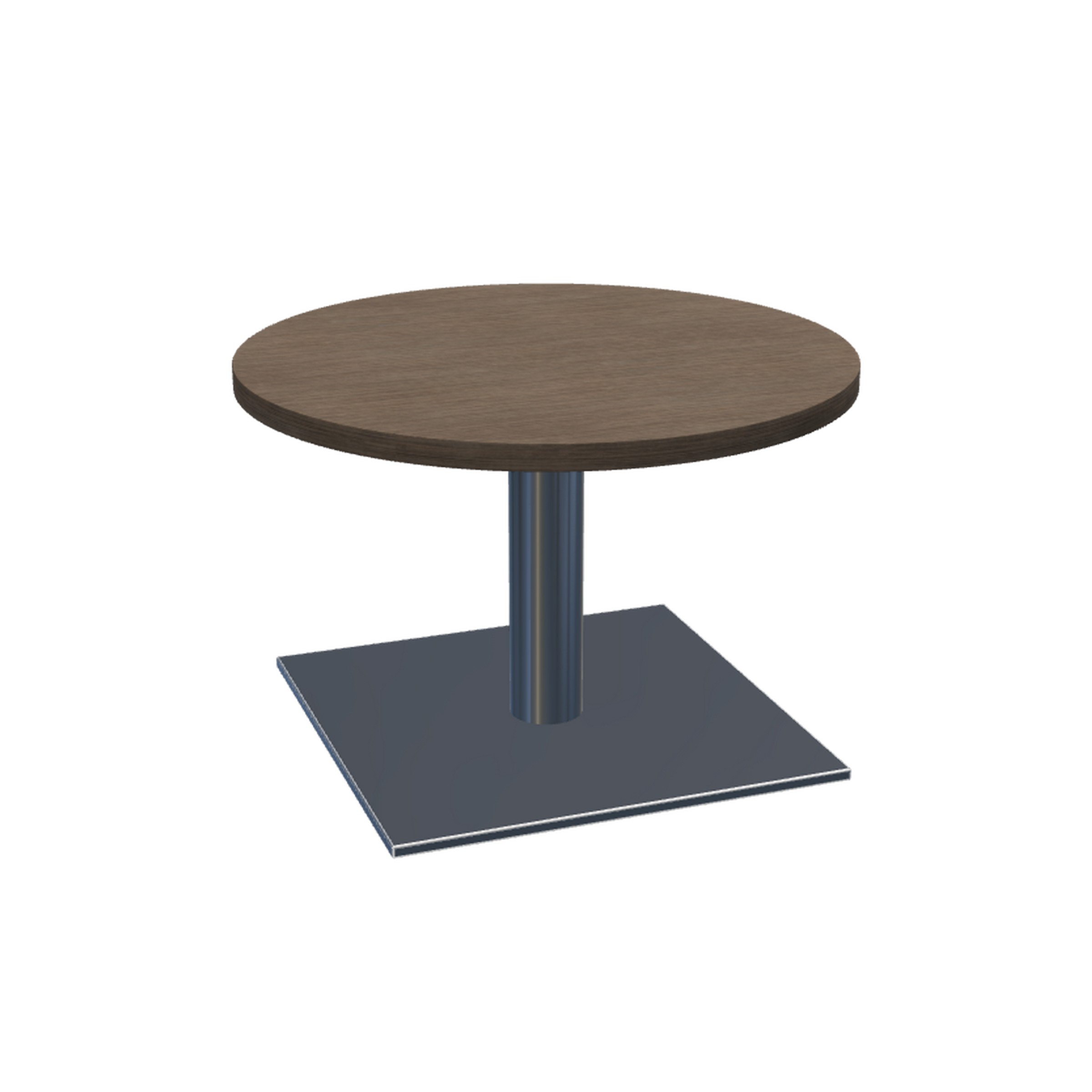 Swap™ Coffee Table (16" High) Round Top with Square Base