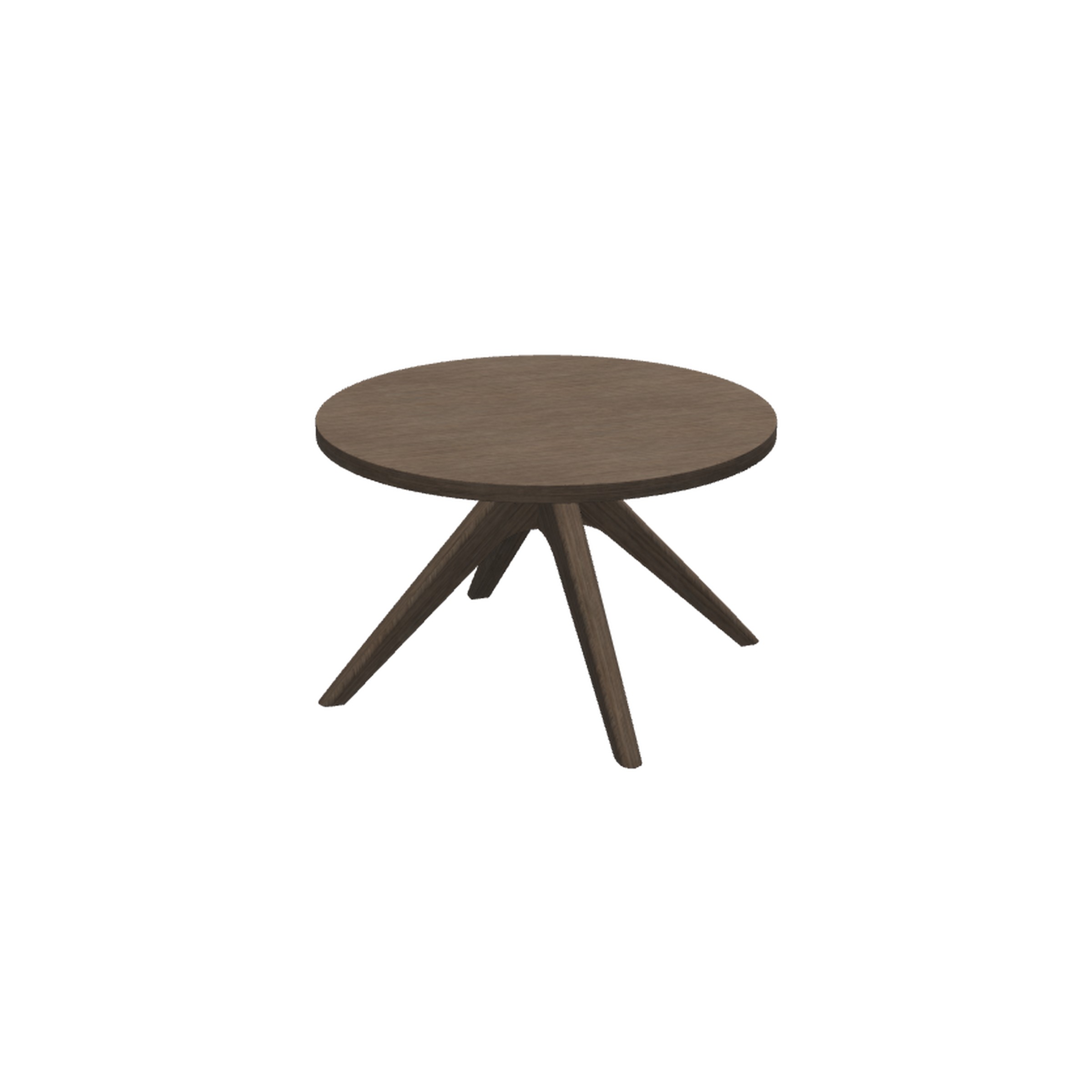 Drift™ 16"H Round Table, Wood Base, Laminate Surface, Flat Edge