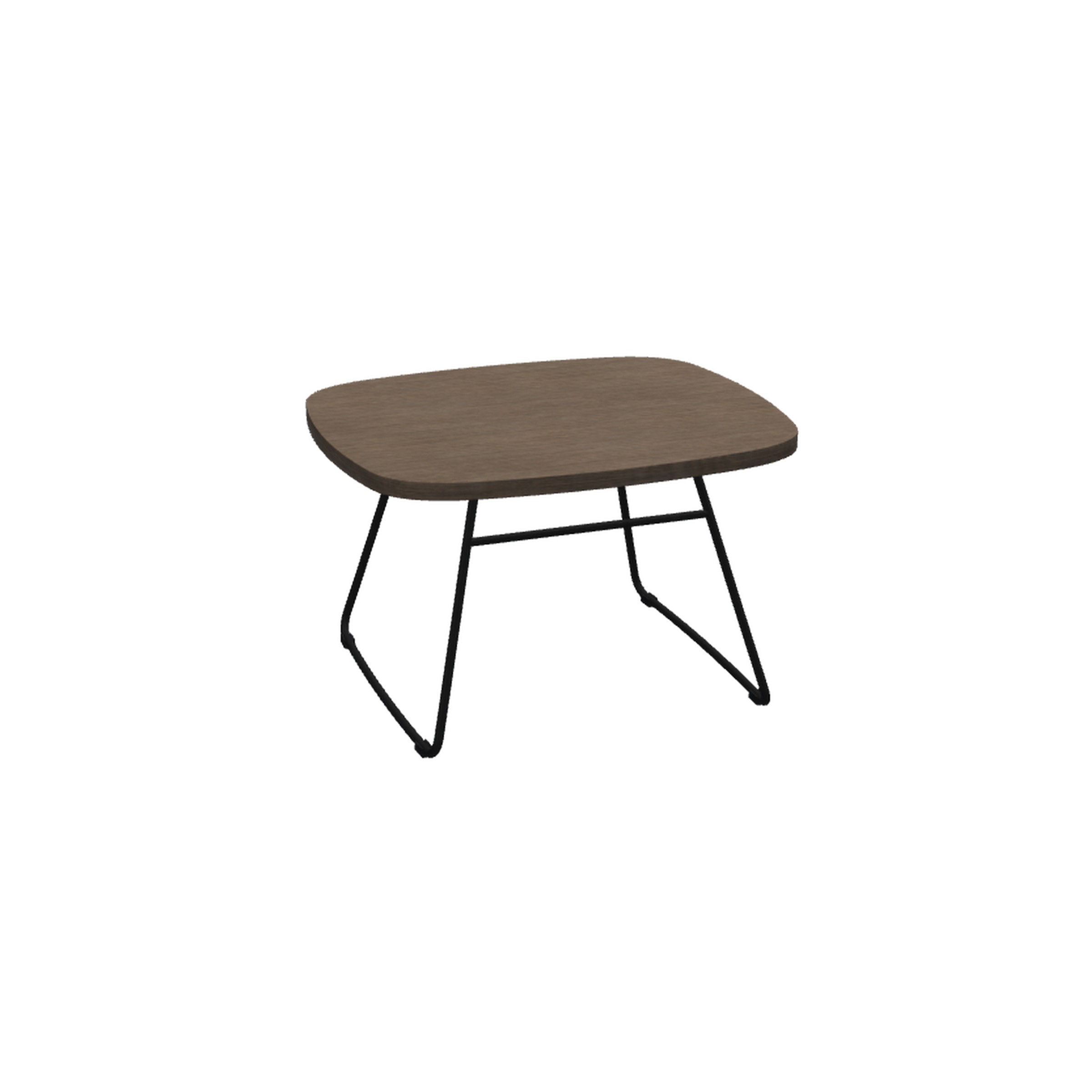Drift™ 16H Oval Table, Sled Base, Laminate Surface, Flat Edge