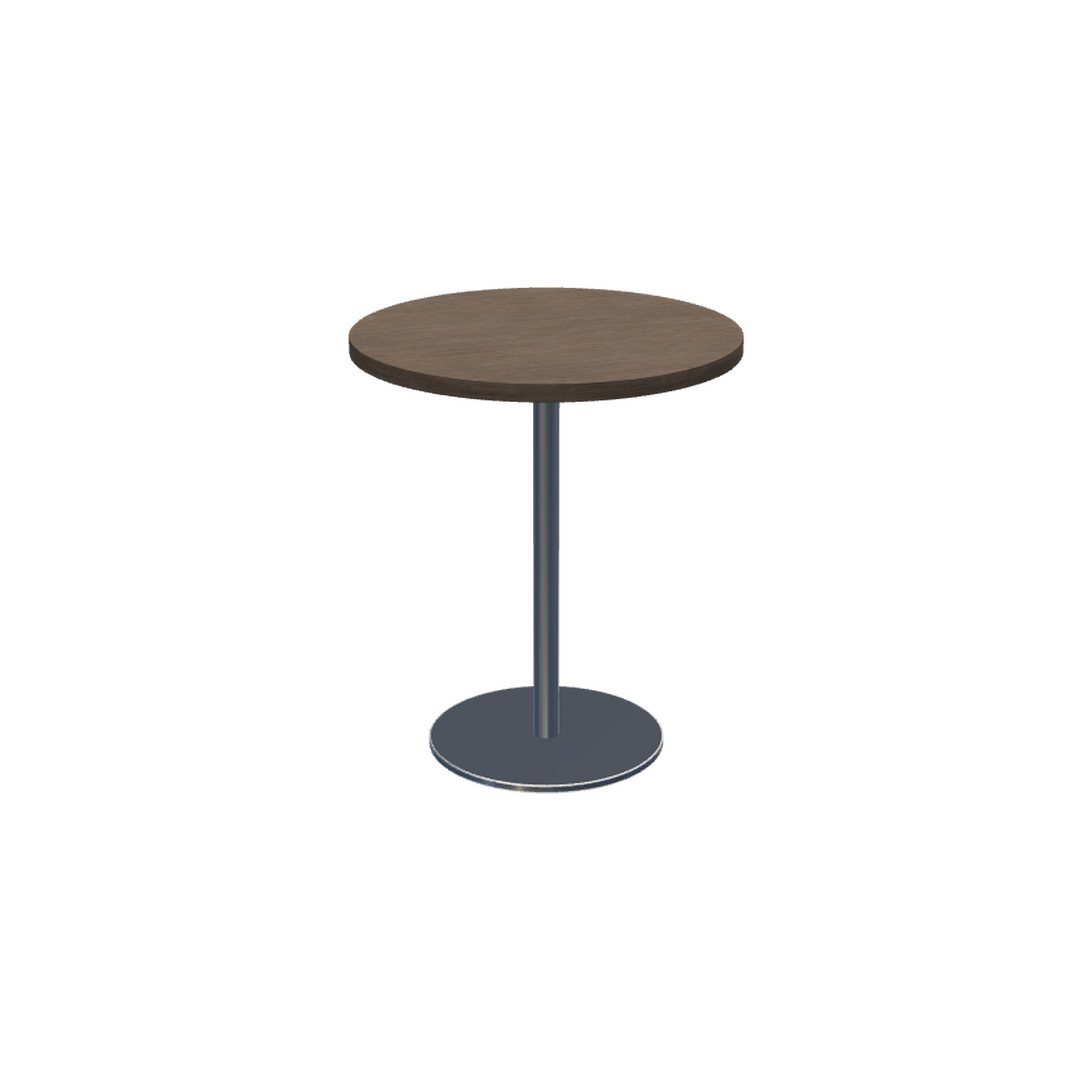 Swap™ Laptop Table Height Table (25.6" High) Round Base with Round Top