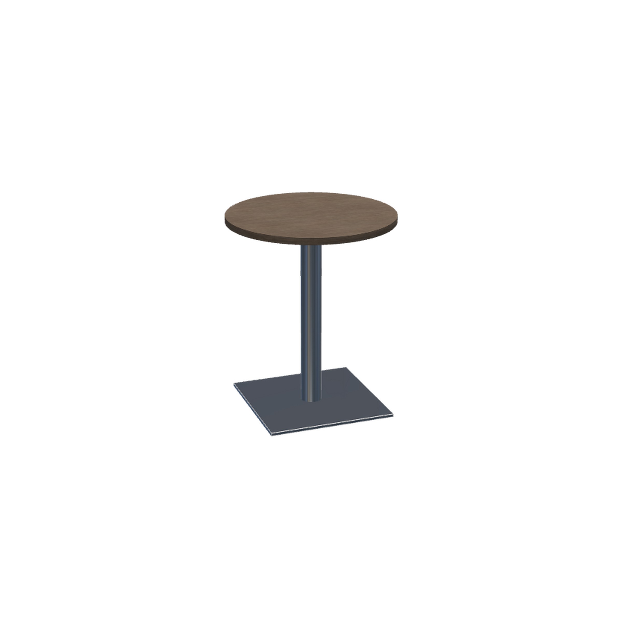 Swap™ Seated Height Table (28.5 High) Round Top and Square Base
