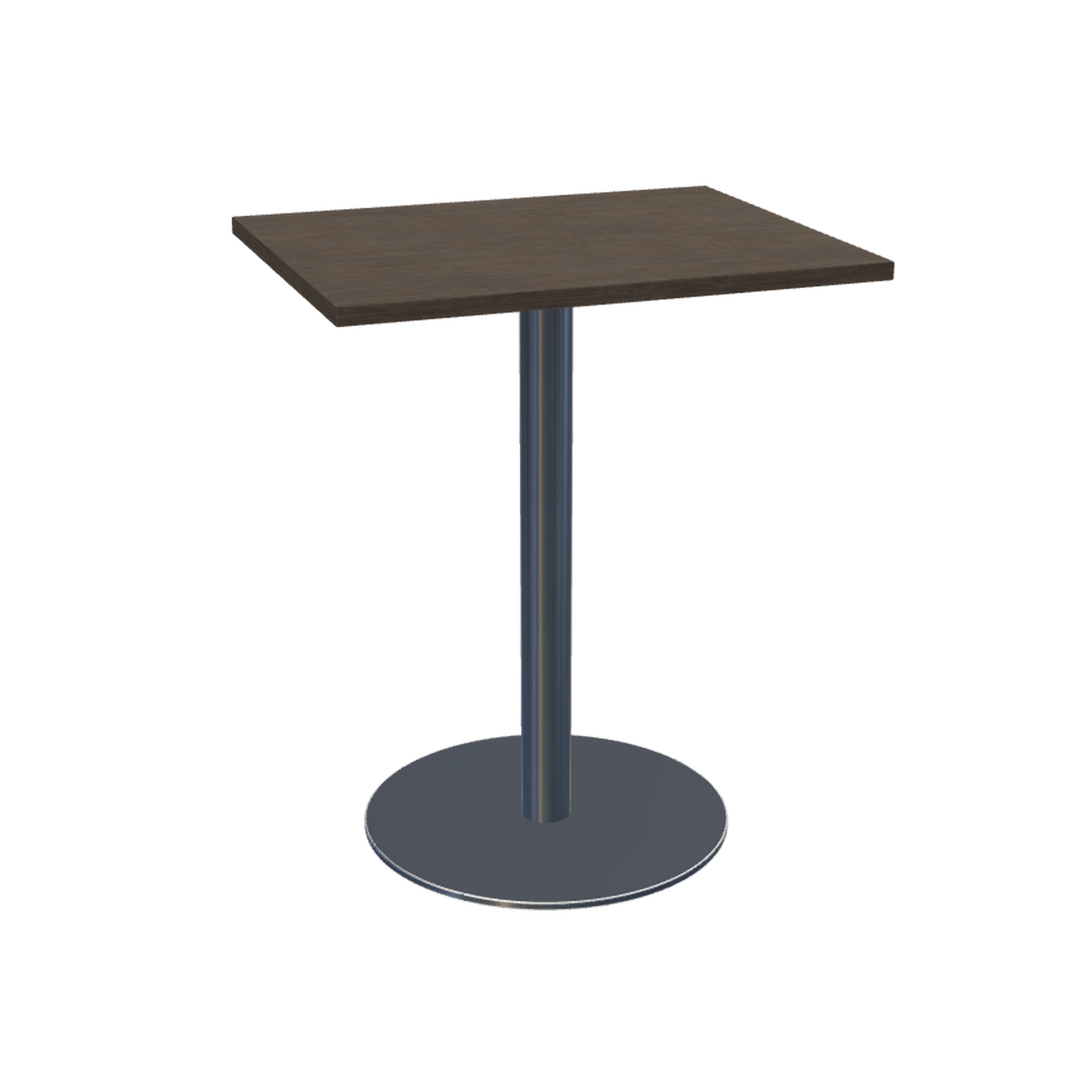 Swap™ Tables Counter Height Table (36 High) Rectangular Top Round Base