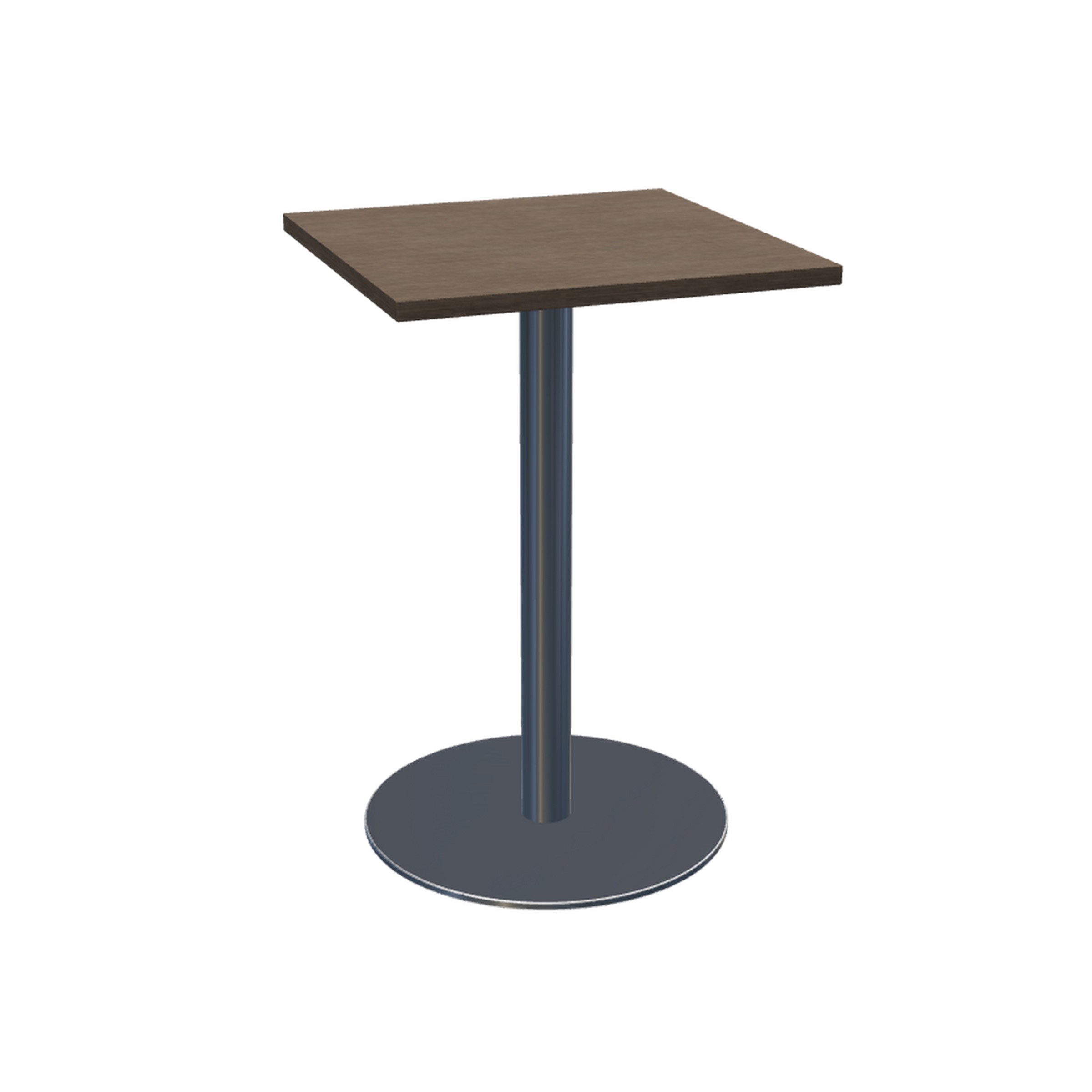 Swap™ Tables Counter Height Table (36 High) Square Top Round Base