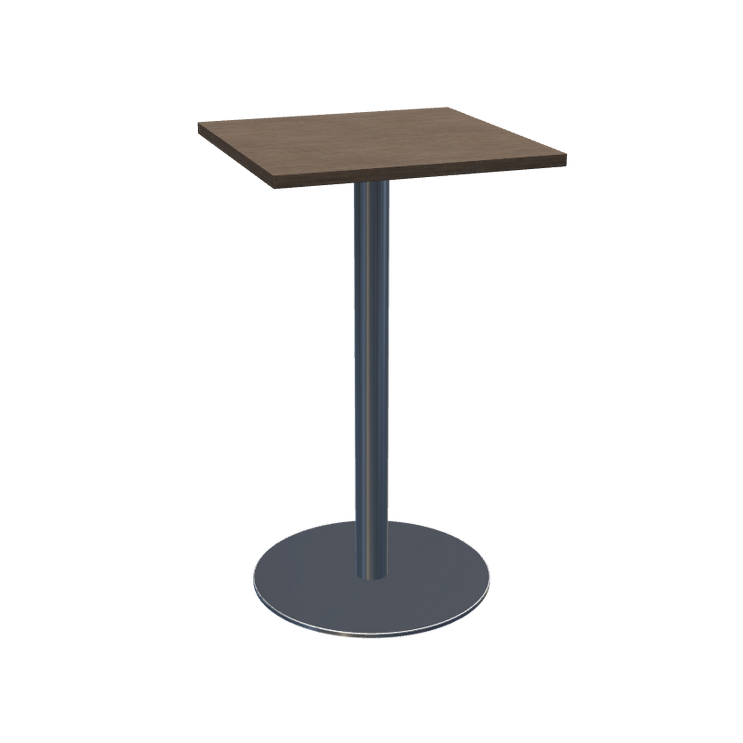 Swap™ Tables Bar Height Table (41.5 High) Square Top with Round Base