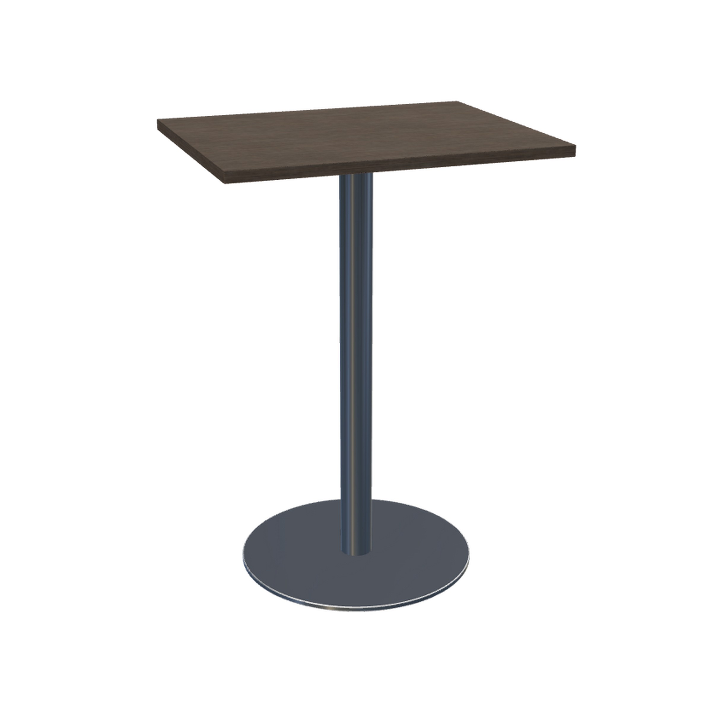 Swap™ Tables Bar Height Table (41.5 High) Rectangle Top with Round Base