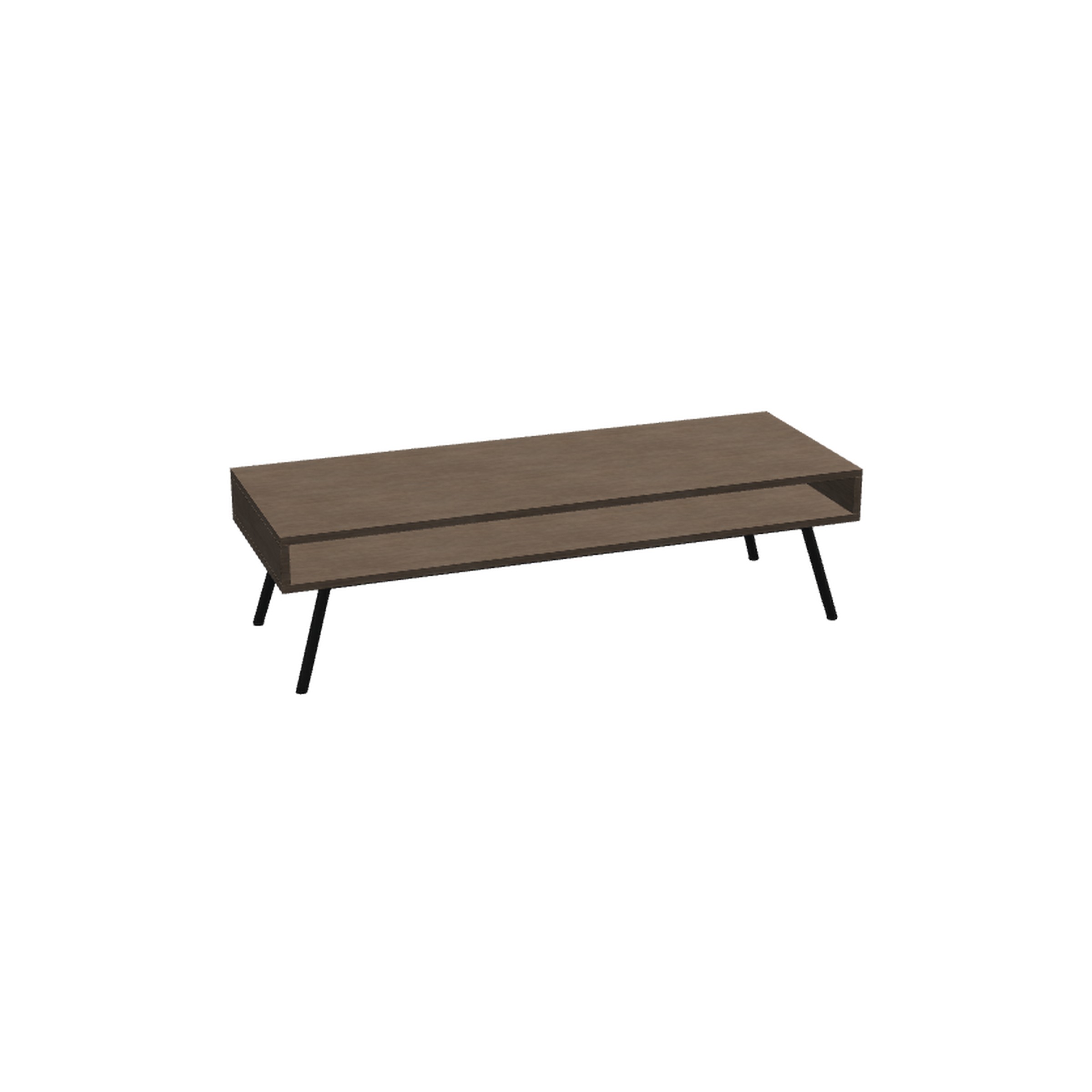 Wind Linear™ Coffee Table, Freestanding, Metal Legs (3880)